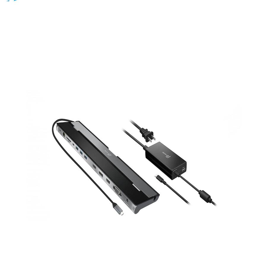 j5create JCD543P 13 in 1 USB TypeC Triple Display Docking Station with