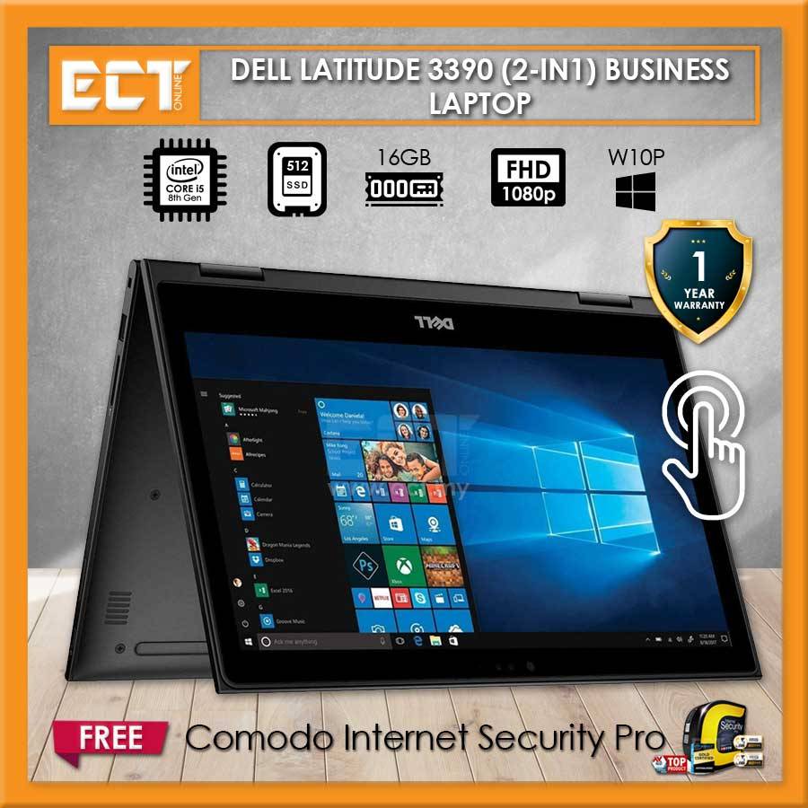 Dell Latitude 3390 2In1 Business Laptop (i58350U 3.60Ghz,512GB SSD