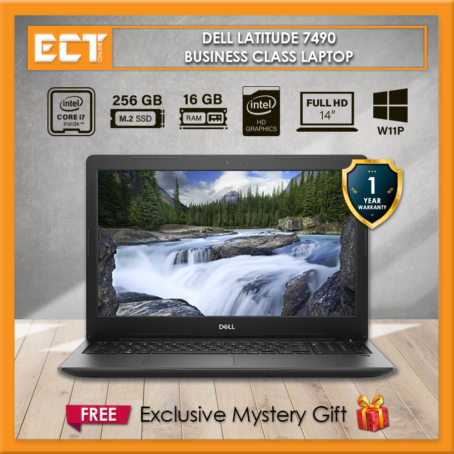 Dell Latitude 7490 Business Class Laptop (i78650U 4.20Ghz,256GB SSD