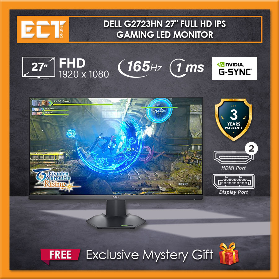 Dell G2723HN 27" Full HD 1920 x 1080 IPS Gaming LED Monitor with Nvidia