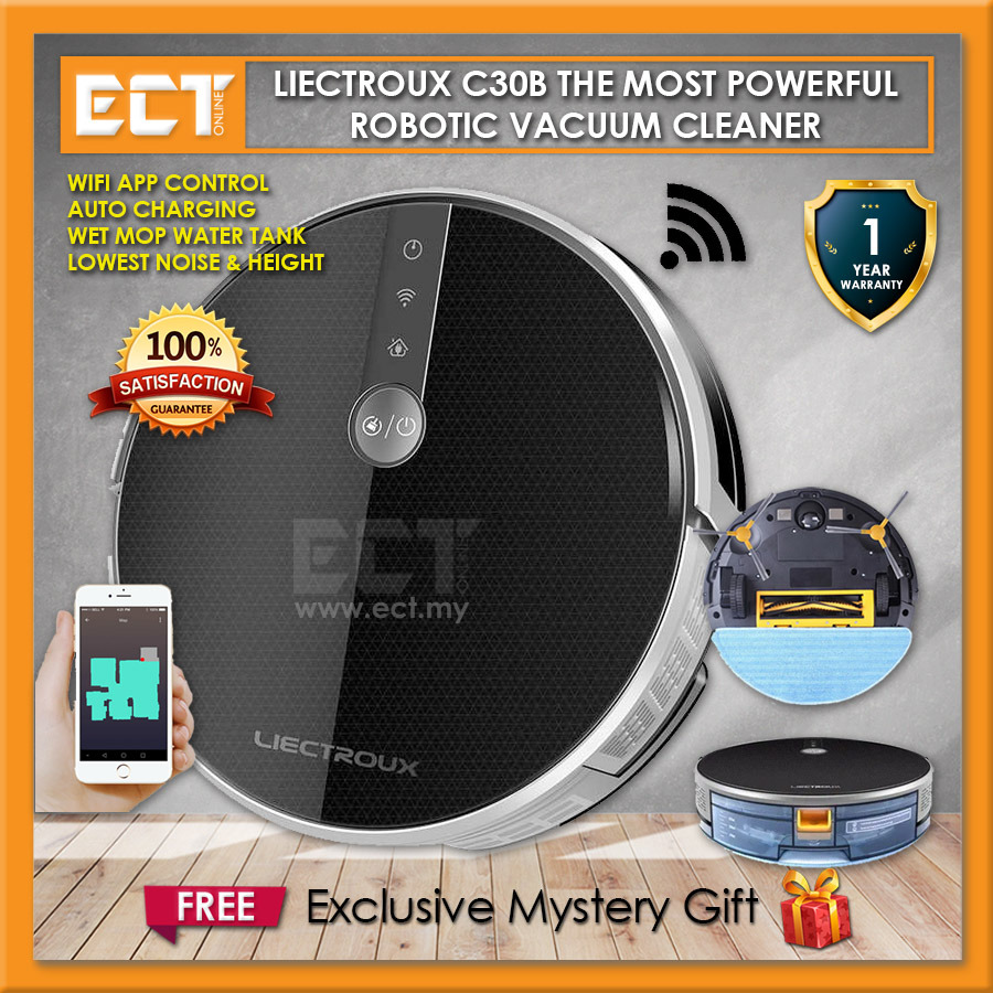 Liectroux C30B The Most Powerful Robot Vacuum Cleaner with Electric